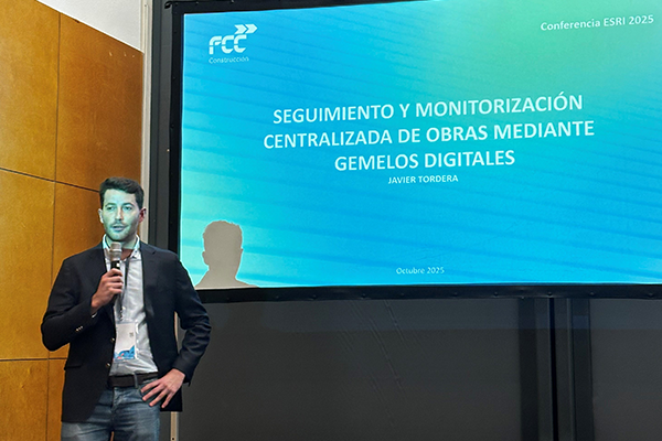 FCC Construcción presents its digitalisation strategy at the Esri Spain GIS Conference