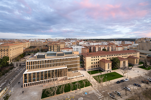 FCC Construcción's project ‘Comprehensive Renovation and Departmental Building (nZEB) of the Faculty of Philosophy and Letters at the University of Zaragoza’ wins the Garcia Mercadal Award for best project