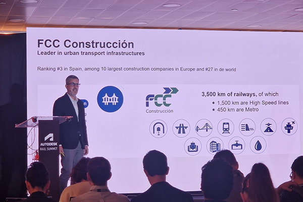 FCC Construcción participates in Autodesk Railway Summit Madrid 2025