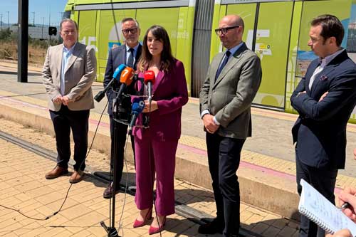 La Alcaldesa de Murcia celebra el XV Aniversario de Tranvía de Murcia