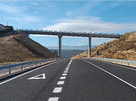 FCC Construcción ends the A-335 road between Alhama de Granada and A-92 highway