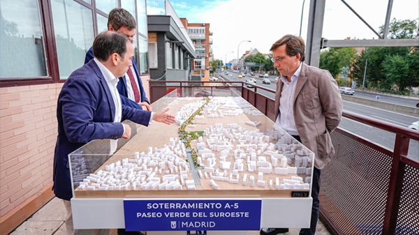 FCC Construcción starts work on burying the A-5 road underground