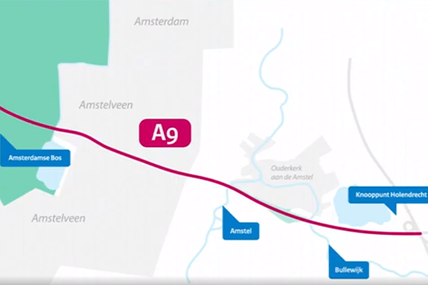 FCC Construcción realiza el izado del tablero del puente temporal de Schiphol (Países Bajos)
