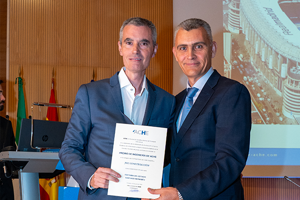 The renovation of the Santiago Bernabéu Stadium, winner of the 2025 ACHE Award