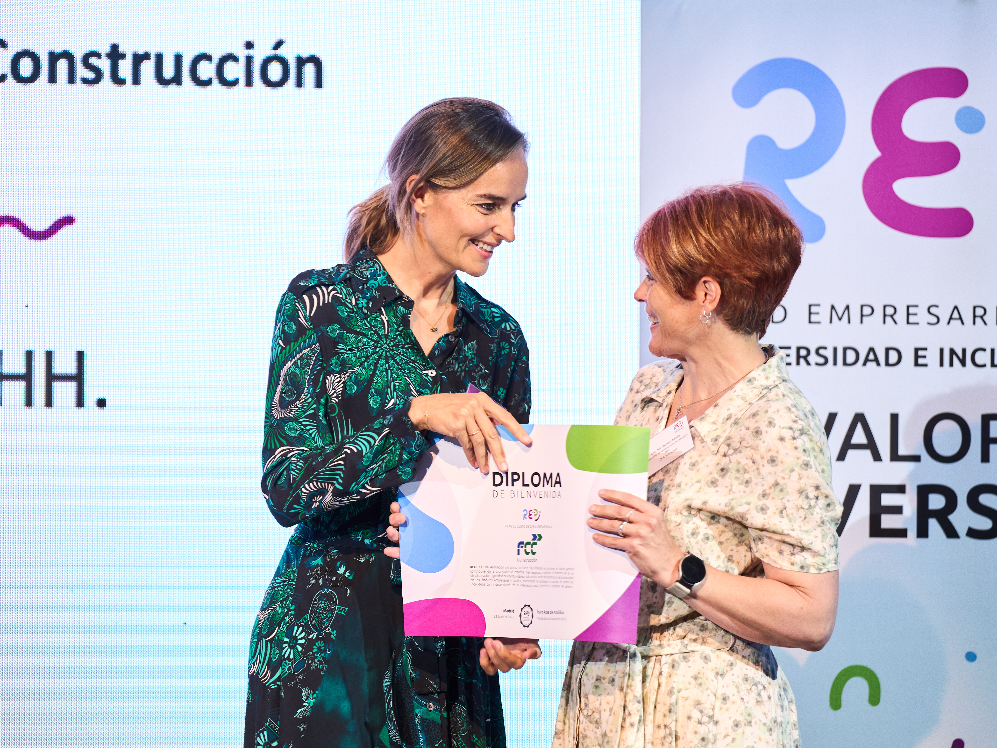 FCC Construcción collects the REDI membership badge