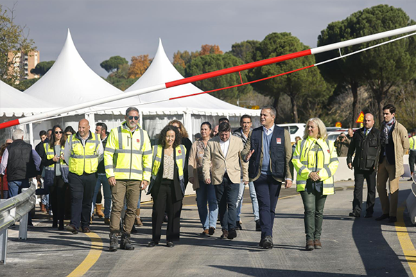 FCC Construcción completes in record time the provisional bridge that reestablishes communication between Aldea del Fresno, Villa del Prado and Chapinería