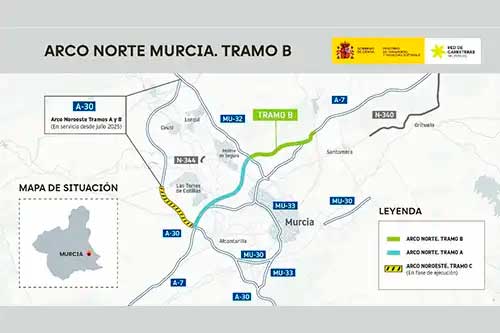 FCC Construcción secures two major road projects in Murcia and Madrid