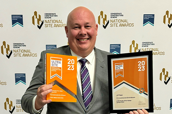 FCC Construcción wins the Considerate Constructors Scheme National Ultra Site Award 2024