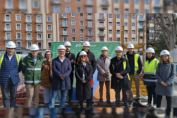 FCC Construcción presents the electrical substation that it is building in Plaza de España (Madrid)