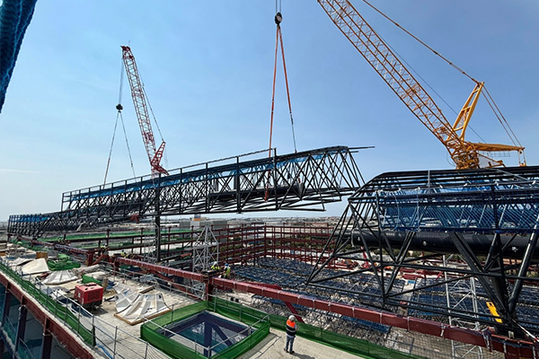 FCC Construcción makes progress on the construction of Pavilion 0 at Fira de Barcelona