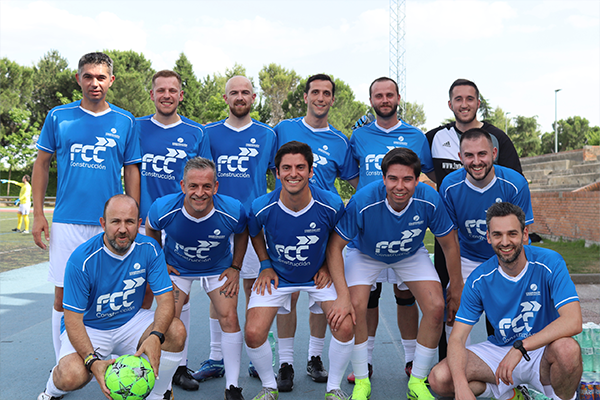 FCC Construcción participates in a new edition of the Inter-Company Charity 7-a-side Football Tournament