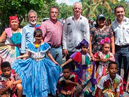 FCC rehabilitates the access street to the Ciudad del Niño in Panama