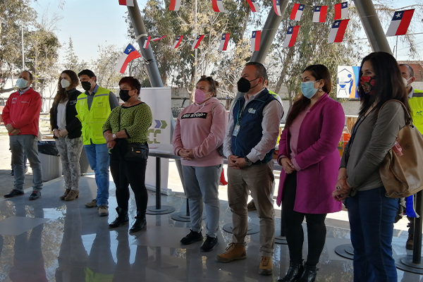 The “Parque Mapocho Río” project, executed by FCC Construcción, has developed a social event with the community and local authorities
