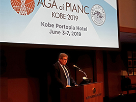 Francisco Esteban Lefler, new international president of PIANC