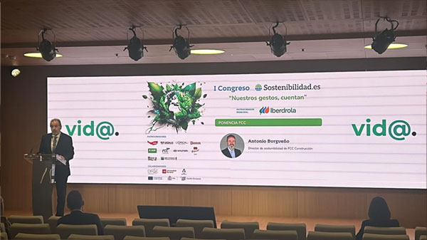 FCC Construcción participates in the first Sustainability.es congress ‘Our Gestures Count’.