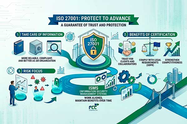 ISO 27001: protecting to move forward – a guarantee of trust and protection