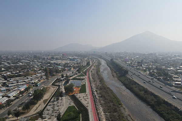 El proyecto de FCC Construcción, parque Mapocho Río, galardonado en varios premios