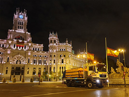 MATINSA coopera en la desinfección de calles de Madrid durante la crisis por COVID 19