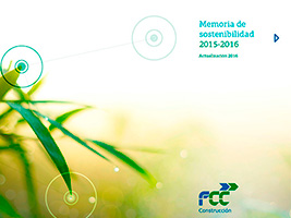 FCC Construcción publishes the 2016 update to its Sustainability Report