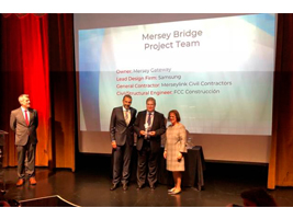 FCC Construcción gana el Award Merit con su proyecto puente Mersey, en los ENR Global Best Projects