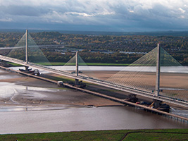 The Mersey Bridge, built by FCC Construcción, considered the best bridge in the world by the International Association of Bridges and Structural Engineering