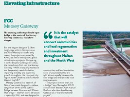 La obra de FCC Construcción, Mersey Gateway, protagonista de la revista New Civil Engineer