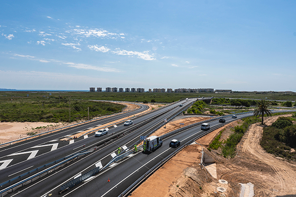 FCC Construcción completes the project "Duplication N-338 of access to the Alicante-Elche Miguel Hernandez Airport"