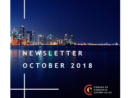FCC Construcción´s present in the newsletter of the month of October of the Spain-US Chamber of Commerce