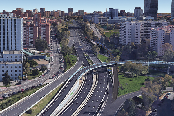 FCC Construcción pone en servicio el nuevo viaducto del Nudo Norte