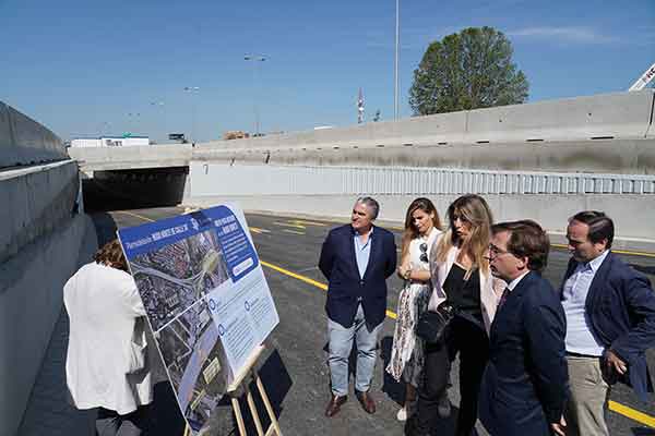 FCC Construcción completes the first underpass of the Nudo Norte