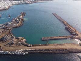 FCC Construcción reaches 70% progress in the expansion project of the port of Playa Blanca (Lanzarote)