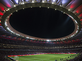 The Wanda Metropolitano, built by FCC Construcción, awarded an honorable mention by the international magazine ENR, the best sports infrastructure in the world in 2018