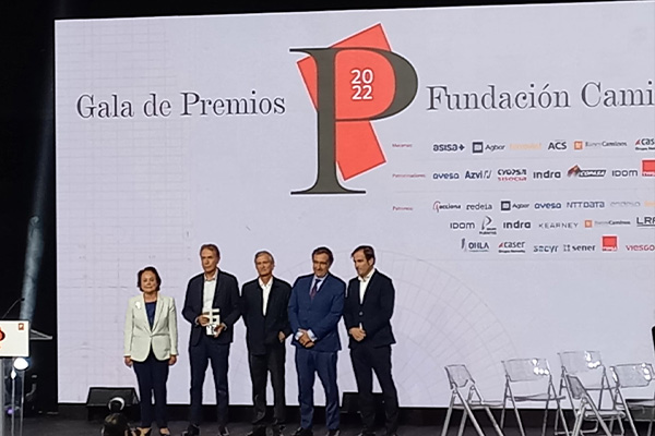 FCC Construcción and Convensa winners at the Foundation Caminos Awards 2023