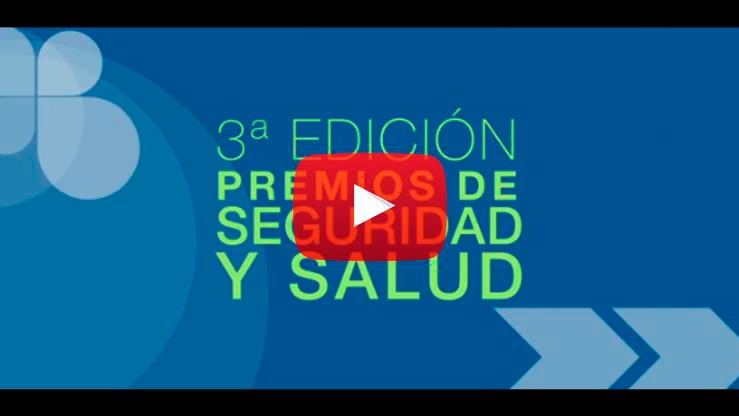 Ya está disponible el vídeo sobre el acto de entrega de los premios de Seguridad y Salud 2016