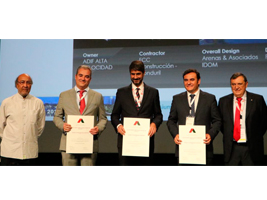 El viaducto de Almonte, construido por FCC Construcción, ganador de varios premios internacionales