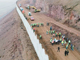 El Presidente de Chile visita las obras de FCC Construcción, segundo acceso de Iquique y Alto Hospicio