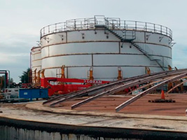 FCC Industrial progresses with the building of the fuel storage tanks in Dublin airport