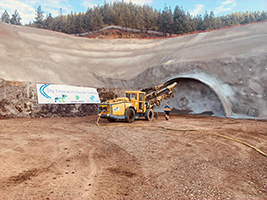 The Minister of Public Works, Transport and Housing of the Canary Islands visits the project "Anillo Insular de Tenerife" executed by FCC Construcción