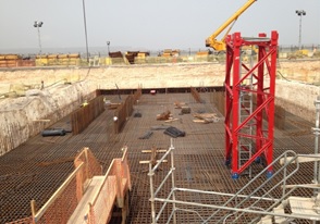 Progress on the construction of the Oran Airport Control Tower (Algeria)