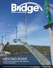 El viaducto que FCC construye en Cáceres en portada de la revista de diseño e ingeniería “Bridge"