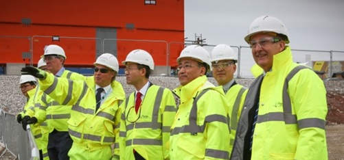 El puente de Mersey, que construye FCC, albergó a personalidades internacionales con motivo de la visita del embajador de Corea del Sur
