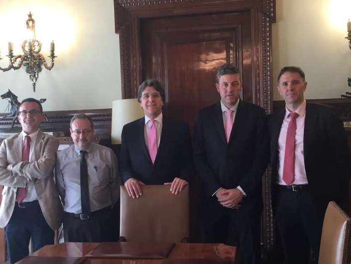 Carlos M.Jarque visita la delegación de la Zona Norte de FCC Construcción