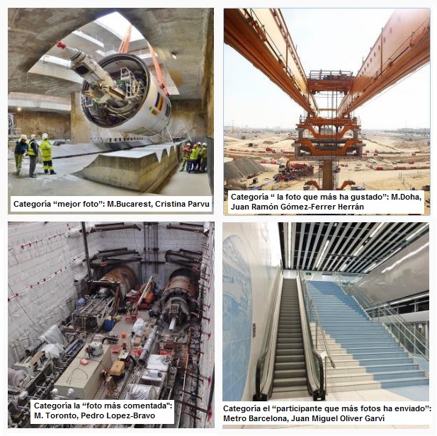 El certamen de Instagram sobre “Metros del mundo” de FCC Construcción ya tiene ganadores