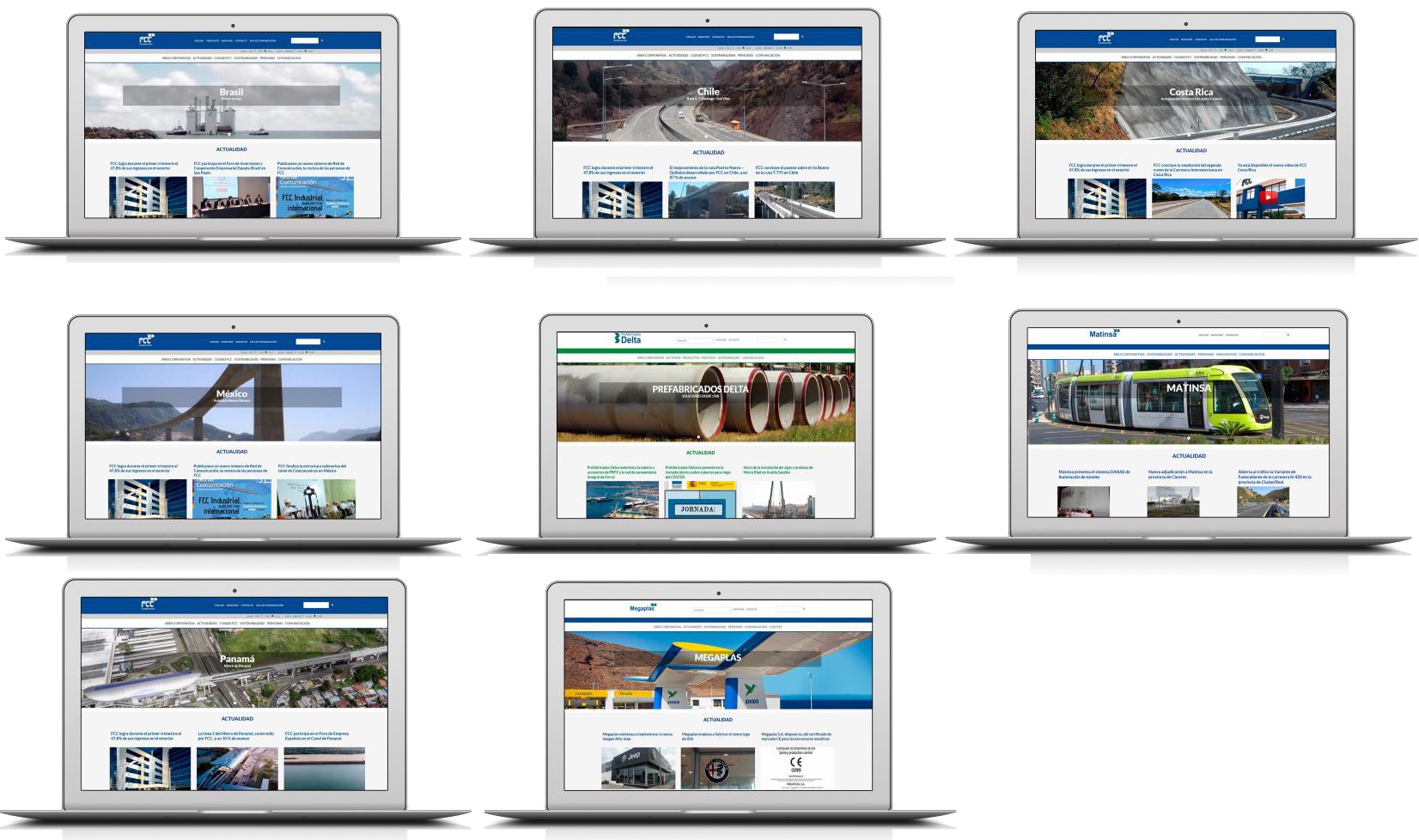 FCC Construcción concluye la segunda fase de publicación de sus webs