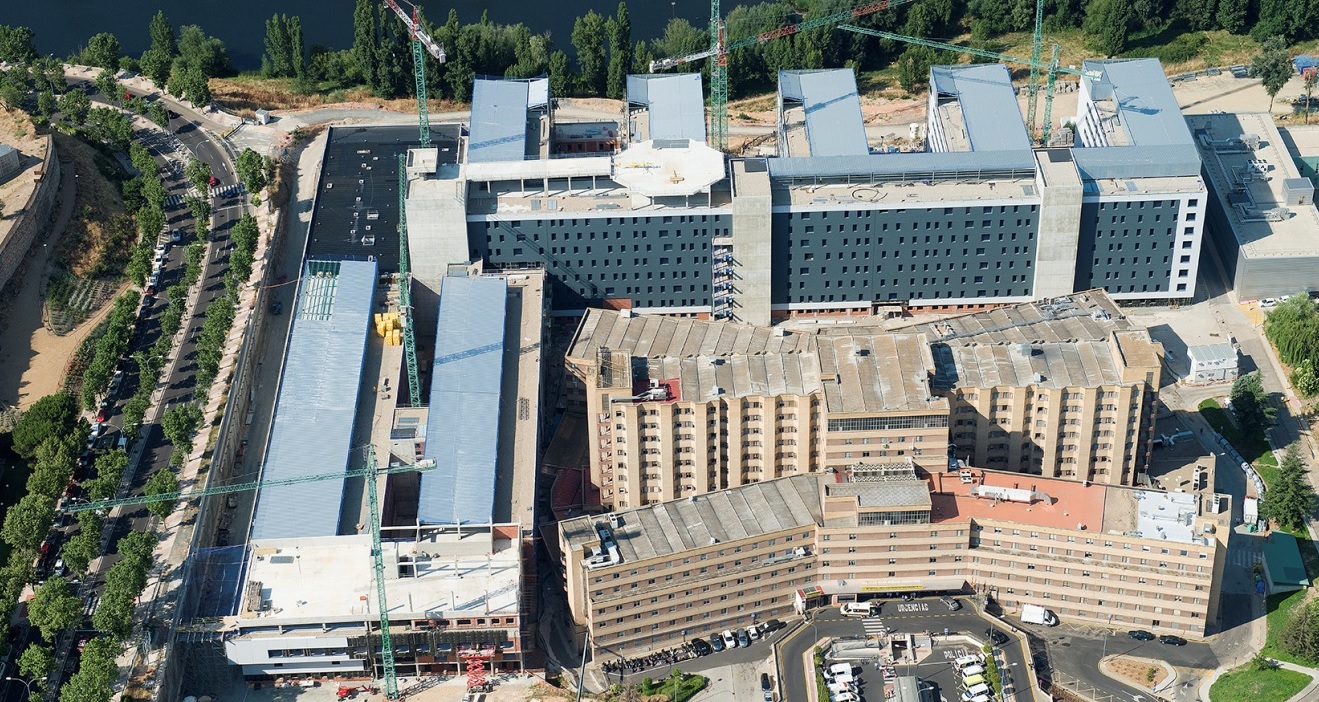 FCC Construcción avanza en la ejecución del hospital de Salamanca