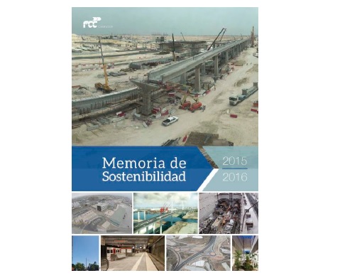 FCC Construcción publica su Memoria de Sostenibilidad 2015-2016
