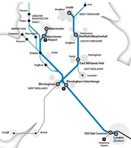 El gobierno de Reino Unido reafirma su compromiso con el proyecto HS2