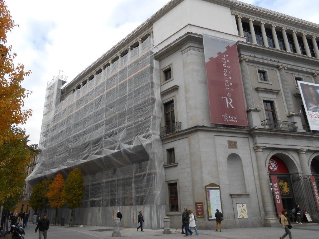 FCC Industrial avanza en las obras de rehabilitación y acondicionamiento del Teatro Real