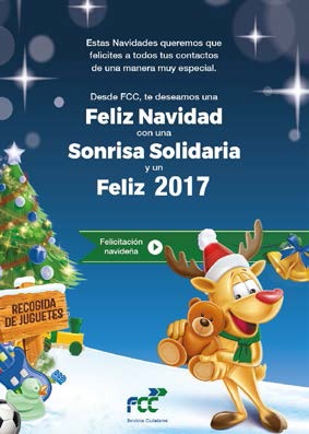 FCC te felicita la Navidad con una sonrisa solidaria