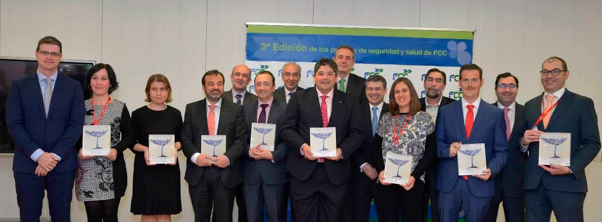 FCC entrega los premios de Seguridad y Salud 2016